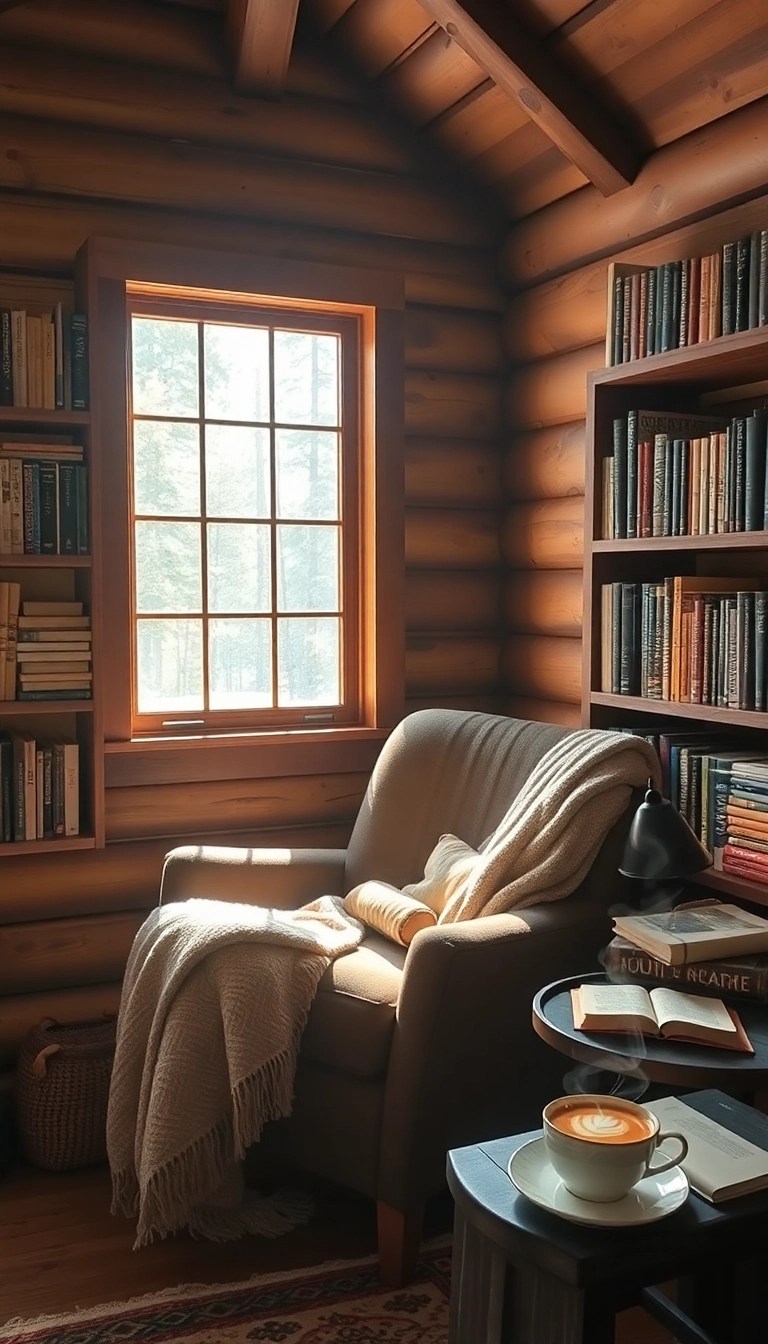 18 Cabin Weekend Activities That Will Make You Forget All Your Worries (Try #5!) - 11. Reading Nook