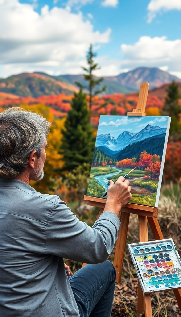 18 Cabin Weekend Activities That Will Make You Forget All Your Worries (Try #5!) - 14. Nature Painting