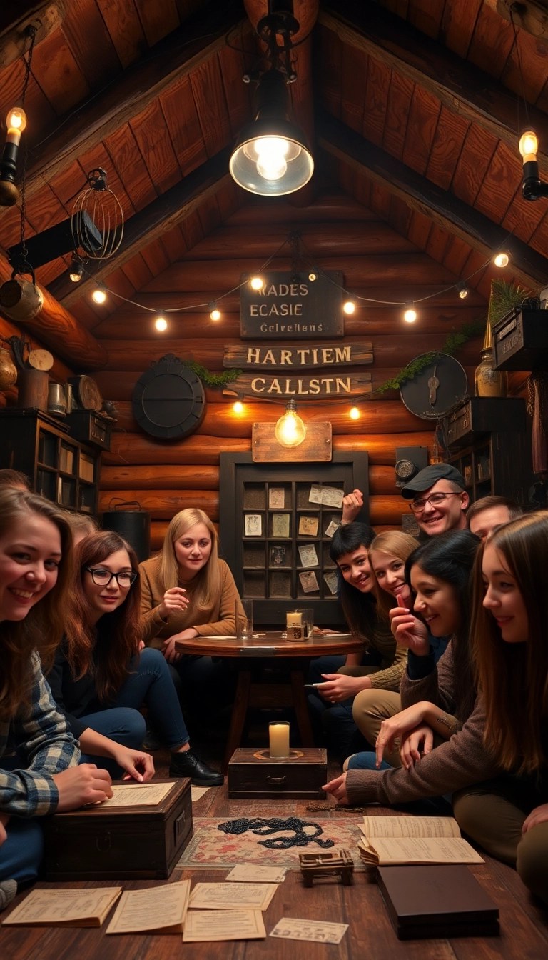18 Cabin Weekend Activities That Will Make You Forget All Your Worries (Try #5!) - 15. Escape Room Challenge