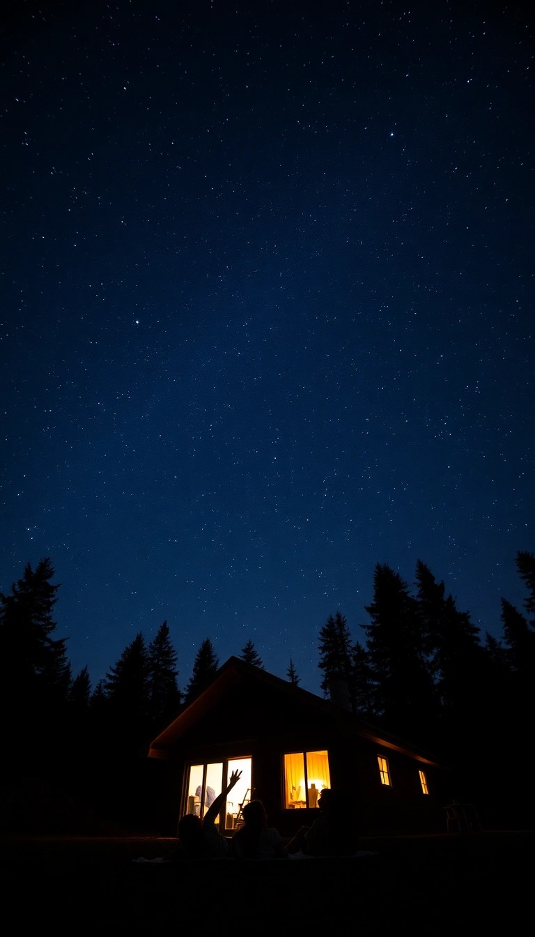 18 Cabin Weekend Activities That Will Make You Forget All Your Worries (Try #5!) - 3. Stargazing Night