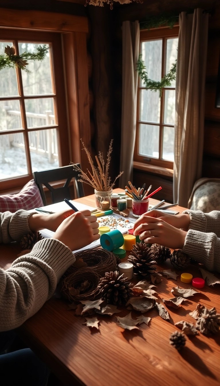 18 Cabin Weekend Activities That Will Make You Forget All Your Worries (Try #5!) - 7. Crafting with Nature