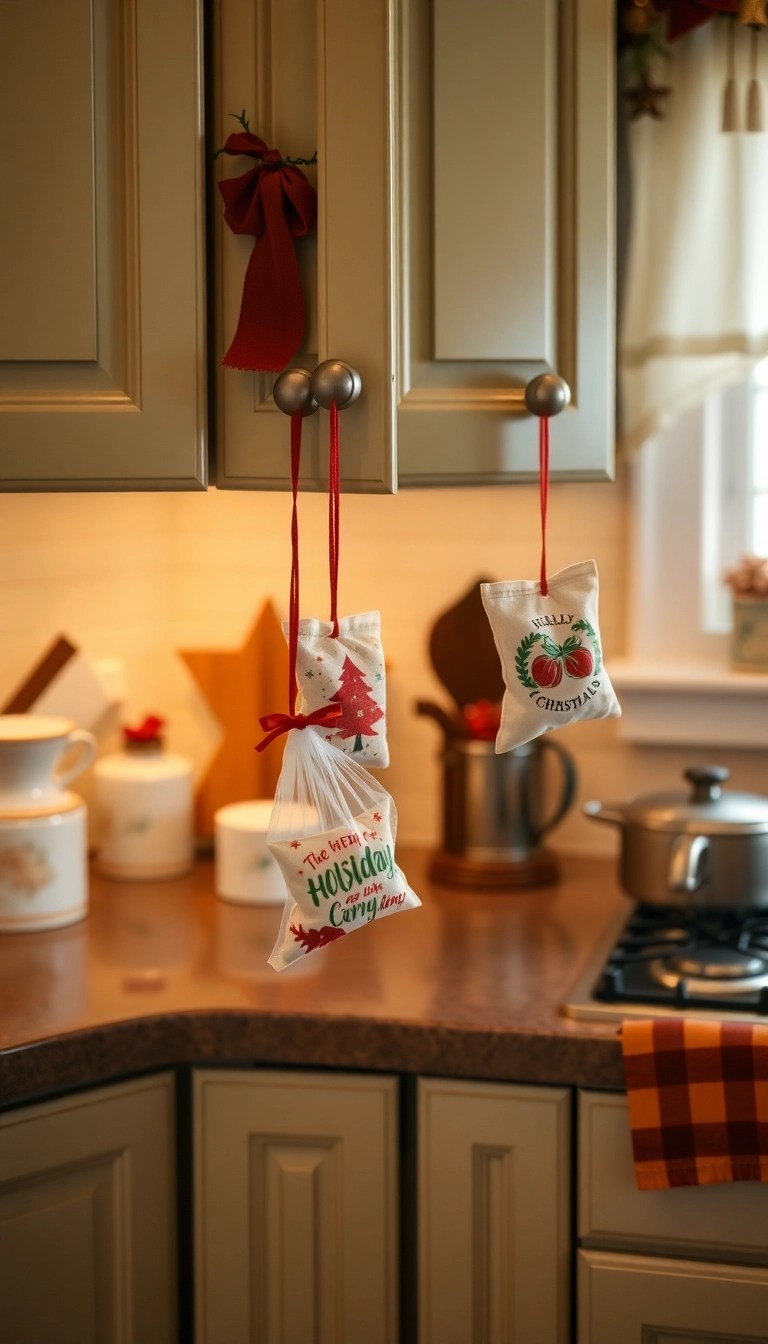 25 Easy Christmas DIY Decor Ideas That’ll Spark Your Holiday Spirit! - 17. Holiday Scented Sachets