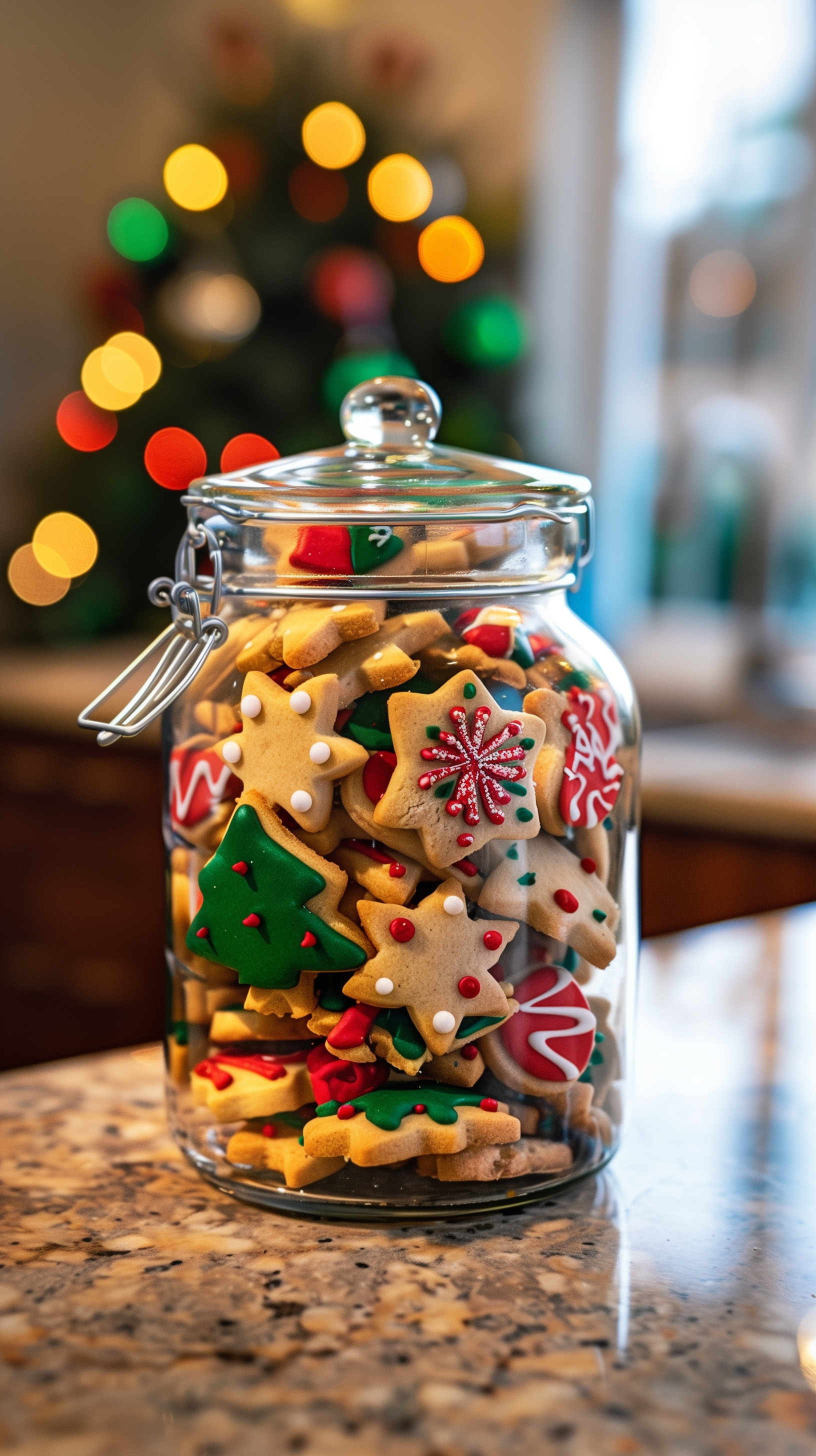 swookid_high_definition_photo_of_christmas_cookies_in_a_class_c_a3f95ff5-5798-4477-b645-90d15d94acd4